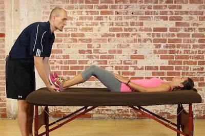 Massage Therapist in Temecula Giving Muscle Release Therapy to Patient | Release Muscle Therapy