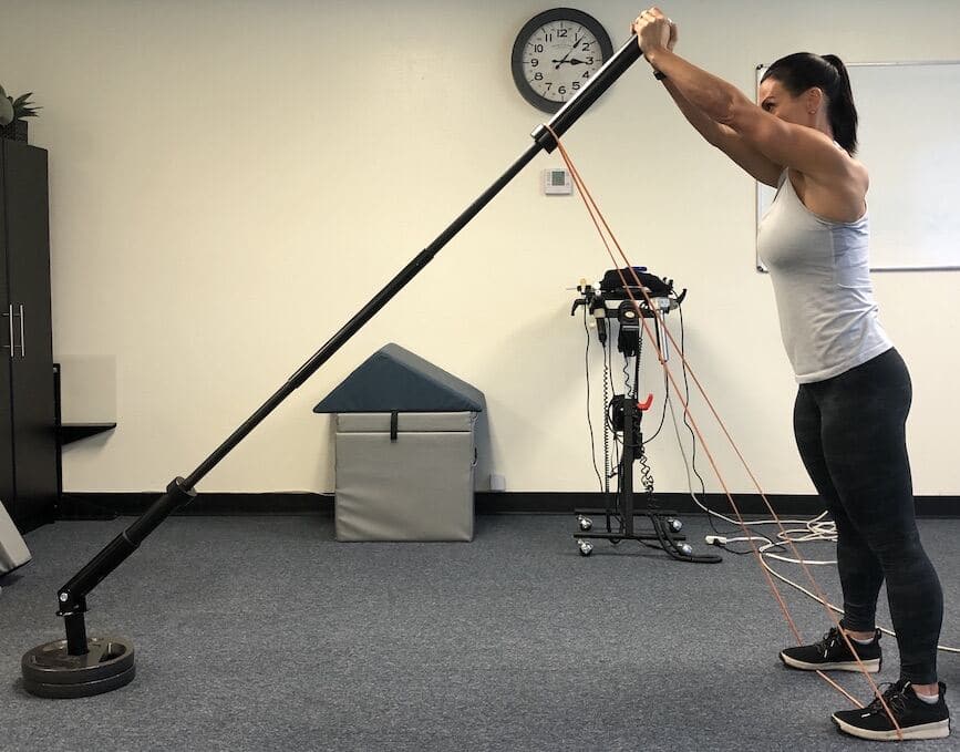 Standing-Landmine-Press-Band-2