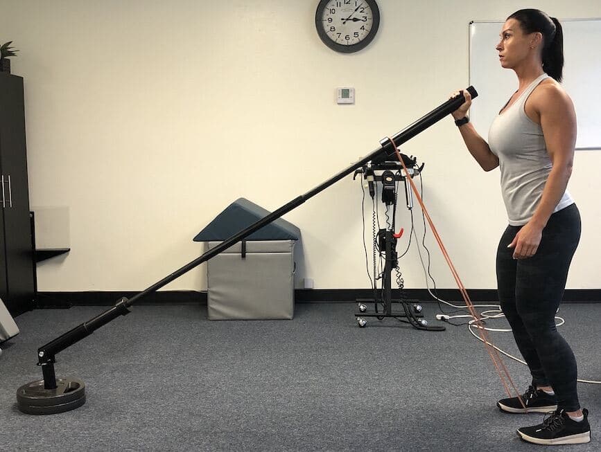 Standing-Single-Arm-Landmine-Press-Band-1